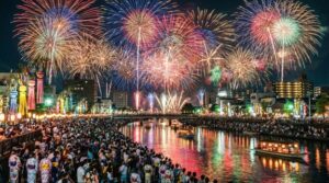 Natsu Matsuri với màn bắn pháo hoa rực rỡ